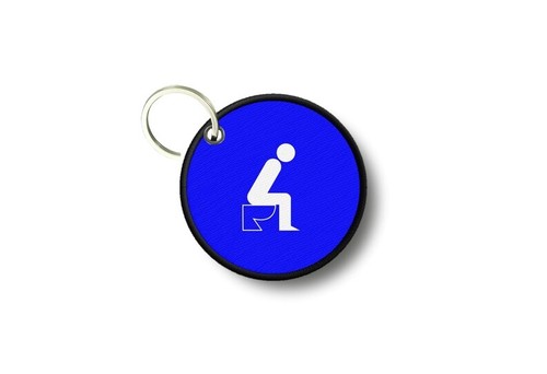 Porte cles clé - clefs, rond