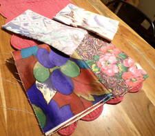 Lot de 4 Coupons de tissu