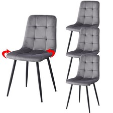 Lot de 4 chaises de salle à