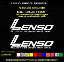 2 LENSO  autocollant  Véritable decal autocollant STICKERS  IMPERMÉABLE