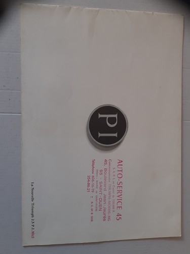 Catalogue triumph pi - catalogue,