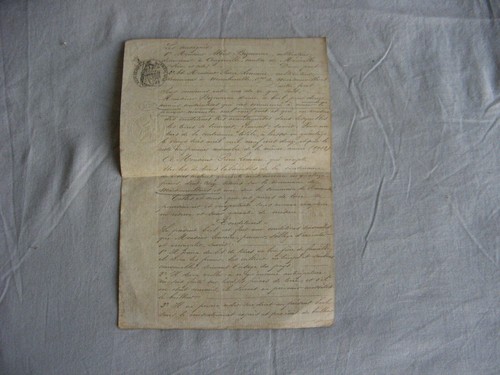 Ancien document 1901 bail - document,