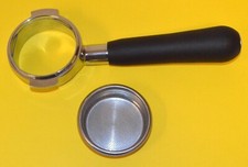 Faema Stainless Steel Bottomless Portafilter with Basket *New*