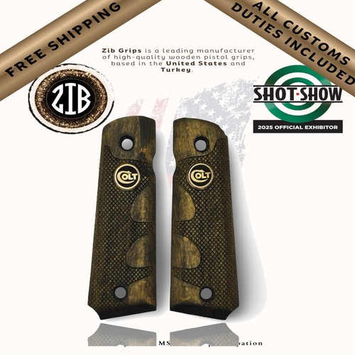 Poignées zib colt 1911 - zib, logo