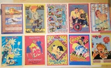 10 carte postale postcard pub publicitaire CREEKS vêtement Mode fashon