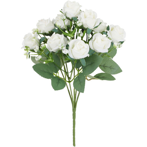 Rose soie fleur - rose,
