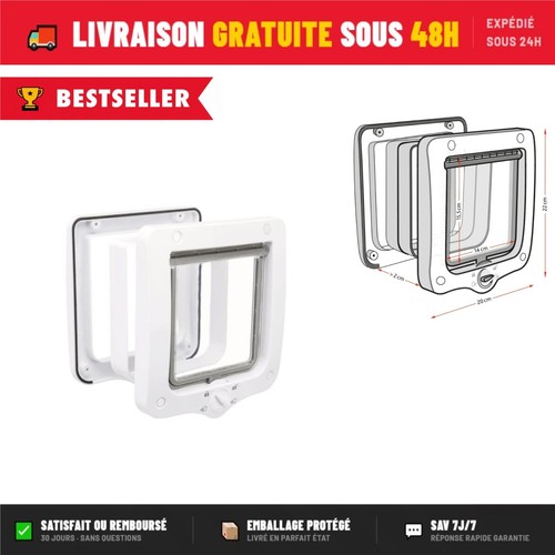Chatière manuelle positions - chatière, 4