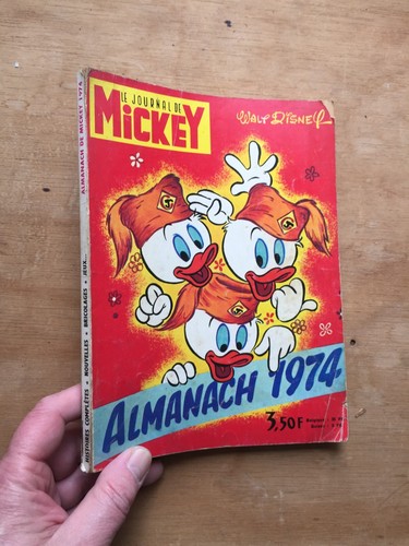 Revue mickey almanach 1974 - revue,