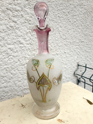 Ancienne carafe verre - en,