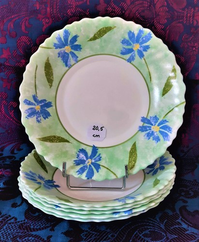 Arcopal bleuets feuilles et - bleuets,