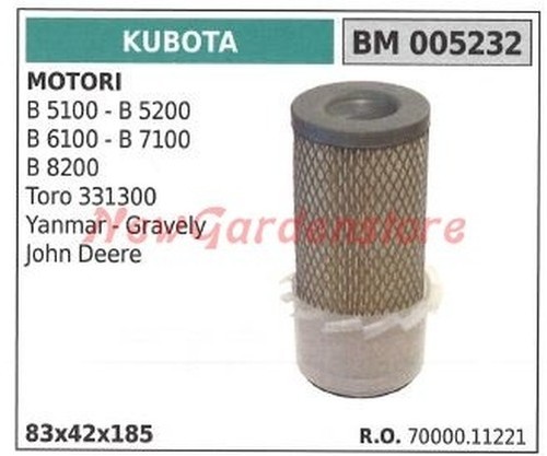 Filtre air kubota moteur - À,
