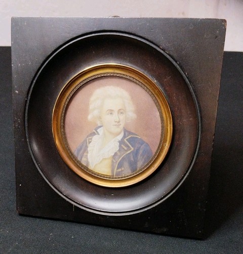 Portrait miniature xixe - portrait,
