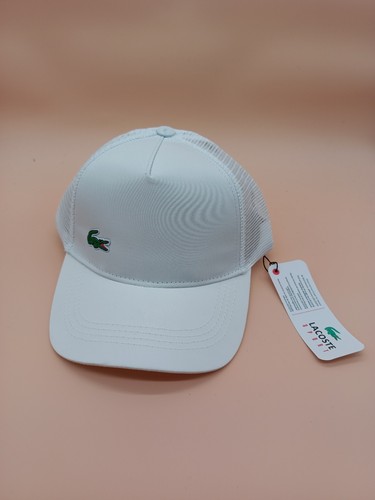 Casquette lacoste toile blanc - casquette,