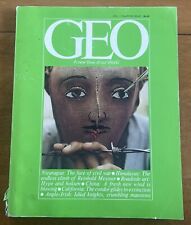 GEO Magazine Vol. 1 Premier Issue - Collector's Edition 1979 /*rarest* 