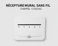 Récepteur 5 LEDs Mural Sans Fil Chappée C7102343 - Pour Chaudières Initia+ et KL