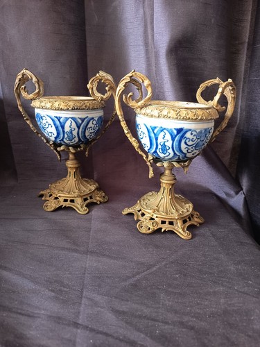 Ancienne paire cassolettes - paire,