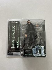 Keanu Reeves signed autographed Neo Matrix Figurine Series One Beckett BAS coa