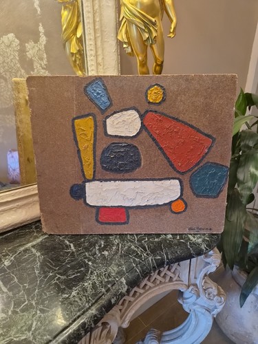 Tableau huile sur panneau - huile,