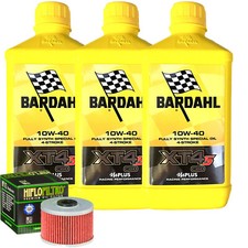 Set Entretien Huile Bardahl XT4S 10W40 + Filtre pour Honda FMX650 RD12 2005>2007