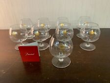 6 Napoleon Gold Baccarat Crystal Cognac Glasses H: 11cm (price per piece)