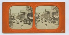 Rue des Bergers On Fire Paris France Transformation Hold To Light Stereoview 