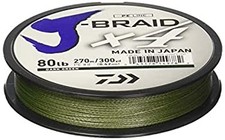 Daiwa J-Braid 4-Strand Braided Line lb yd Green
