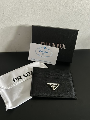 Porte carte prada cuir - carte,