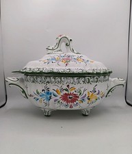 Soupière avec Louche en Faïence – Portugal – Peint à la main -  R&C CAL Juncal