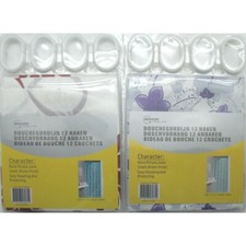 Rideau de Douche Baignoire 183 x 183 cm étanche + 12 Anneaux Anti Moisissure