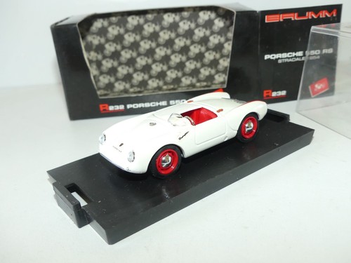 Porsche 550 1954 blanc - porsche,