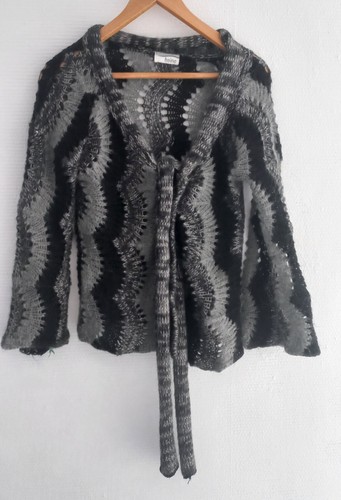 Gilet femme noir et gris - ,