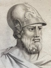 Grand dessin original roi