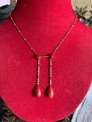 Collier ancien art nouveau - collier,