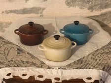 Série de 3 mini cocottes Le