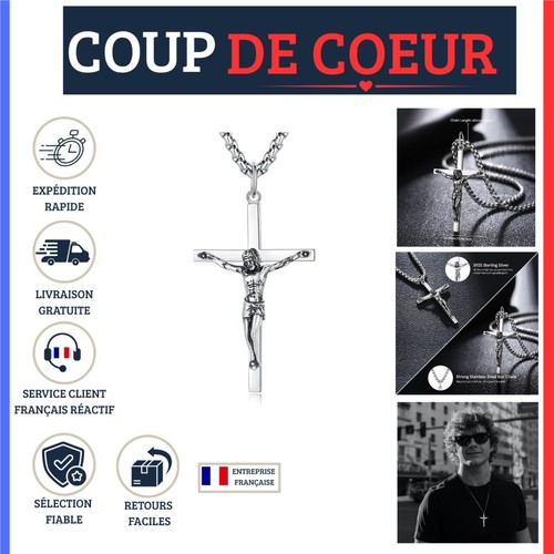 Fancime crucifix argent 925 - argent,