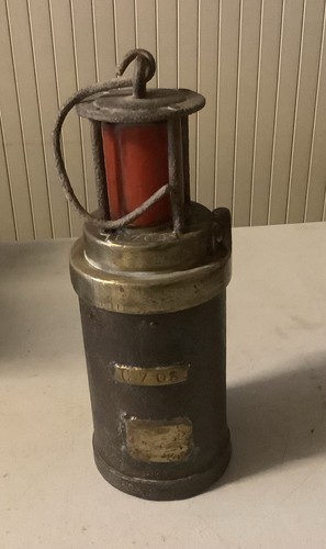 Ancienne lampe mineur - ancienne, de