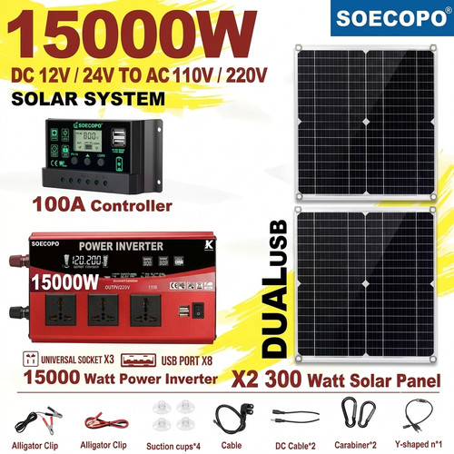 Kit panneau solaire complet - panneau,