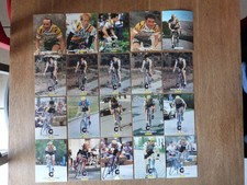 lot de 20 cartes coureurs cyclistes équipe CYCLES GITANE
