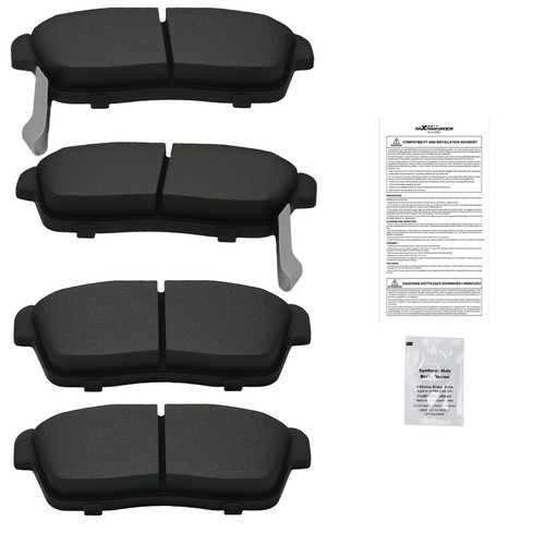 Kit plaquettes frein avant - kit,