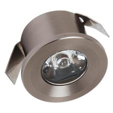 Mini spot LED fixe 1W 4200K Mat chrome