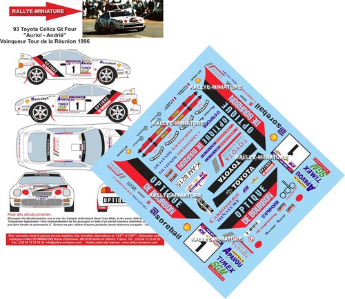 Decals ref 0093 toyota - decals,
