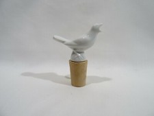 OLD PORCELAIN ANIMAL BISCUIT BIRD DISPENSER SPOUT CAP 