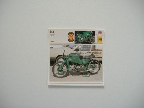 Fiche moto bsa 250 mc1 - fiche,