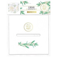 Urne - Blanche et dorée -