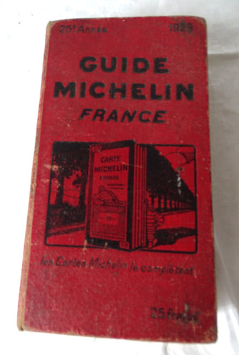 Guide rouge michelin 1929 bon - guide,