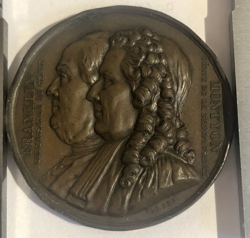 Médaille franklin monthion - mÉdaille,