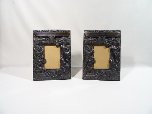 Ancienne paire cadre porte - de,