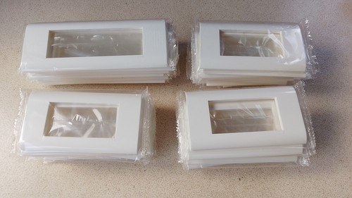 Lot x40 plaques blanches - de,