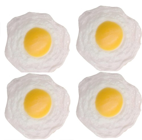 Fake omelette pan fried eggs - pan,