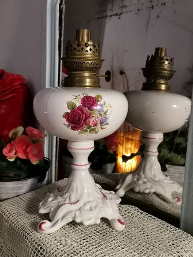 Antique earthenware oil - earthenware, lamp
